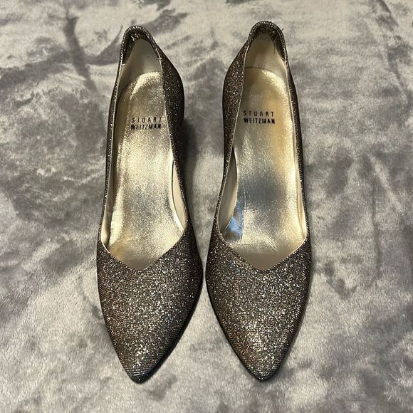 Stuart Weiztman Gold/Copper Heels